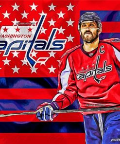 Alexander Ovechkin Washington Capitals paint by numbers