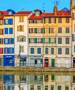 Aesthetic Bayonne France Europe paint by numbers
