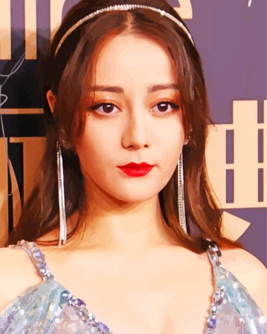 Dilraba Dilmurat paint by numbers