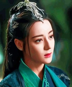 Aesthetic Dilraba Dilmurat paint by numbers