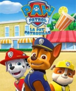 Paw Patrol Poster paint by numbers