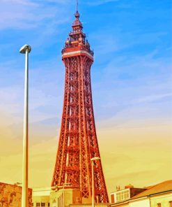 Blackpool Tower paint by numbers