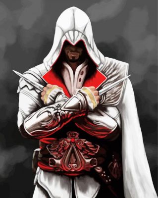 Ezio Assassins Creed Paint By Numbers