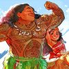 Moana And Chief Tui Paint By Numbers