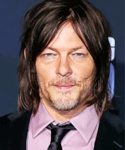 Norman Reedus Paint By Numbers
