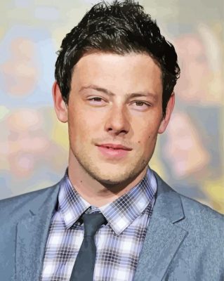 The Actor Cory Monteith Paint By Numbers 