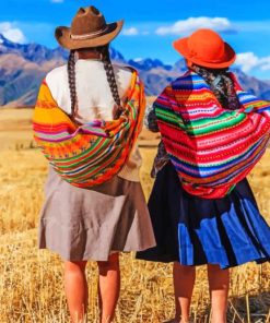 Peruvian Girls Paint By Numbers