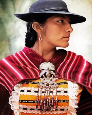 Peru Woman Paint By Numbers 