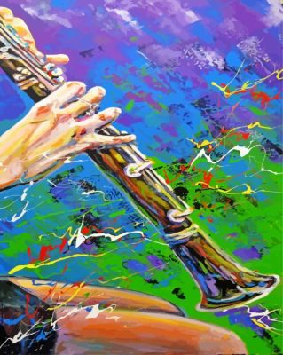 Aesthetic Clarinet Paint By Numbers 